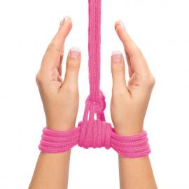 Мотузка рожева 10 meters Fetish Bondage Rope - 4