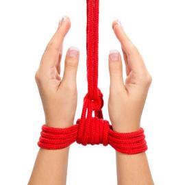 Мотузка червона 10 meters Fetish Bondage Rope - 3