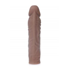 Насадка на пеніс Perfect Sleeve Mulatto extends 7 cm - 2