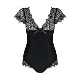 Боди Obsessive Moketta (Черный, L/XL) - 4