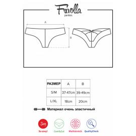 Трусики Obsessive Frivolla (Черный, S/M) - 7
