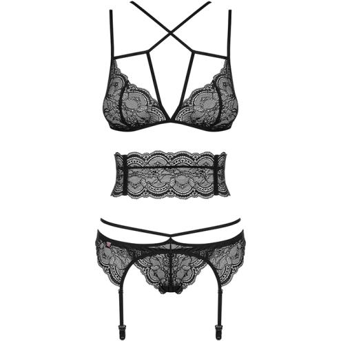 Комплект Obsessive Frivolla set (Черный, S/M)