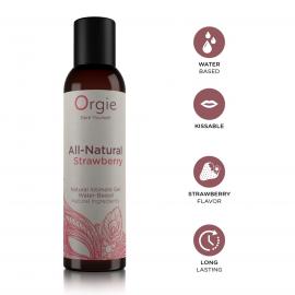 Лубрикант Orgie ALL-NATURAL STRAWBERRY 150ML - 2