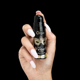 Збуджуючий гель вібратор ORGIE DUAL VIBE! - KISSABLE - PINA COLADA - 2