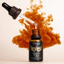 Капли возбуждающие Orgie Orgasm Drops Vibe Peach Flavor 15 мл - 2