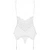 Комплект Obsessive 810-COR-2 corset (Білий, L/XL)