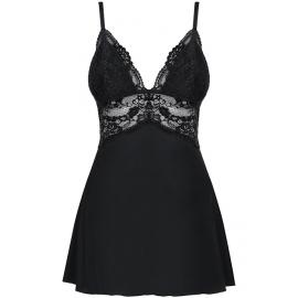 Комплект Obsessive 810-BAB-1 babydoll (Чорний, S/M) - 3