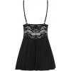 Комплект Obsessive 810-BAB-1 babydoll (Чорний, S/M)