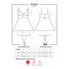 Комплект Obsessive 810-BAB-1 babydoll (Чорний, S/M)