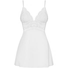 Комплект Obsessive 810-BAB-2 babydoll (Білий, S/M) - 3