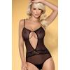 Боді Obsessive 812-TED-1 (Чорний, L/XL)
