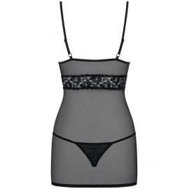 Комплект Obsessive 812-CHE-1 chemise (Черный, S/M) - 4