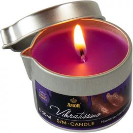 Массажная свеча - Vibratissimo Crazy Purple, 50 мл - 2