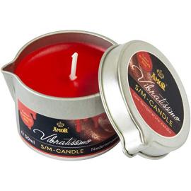 Массажная свеча - Vibratissimo Burning Red, 50 мл - 1