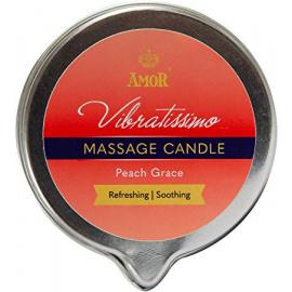 Массажная свеча - Vibratissimo Peach Grace, 100 мл - 2