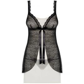 Комплект Obsessive 811-BAB-4 babydoll (Черный-экри, S/M) - 3