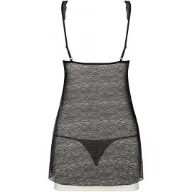 Комплект Obsessive 811-BAB-4 babydoll (Черный-экри, S/M) - 4