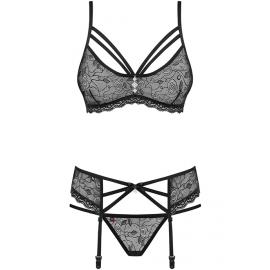 Комплект Obsessive 818-SEG-1 set (Чорний, L/XL) - 3