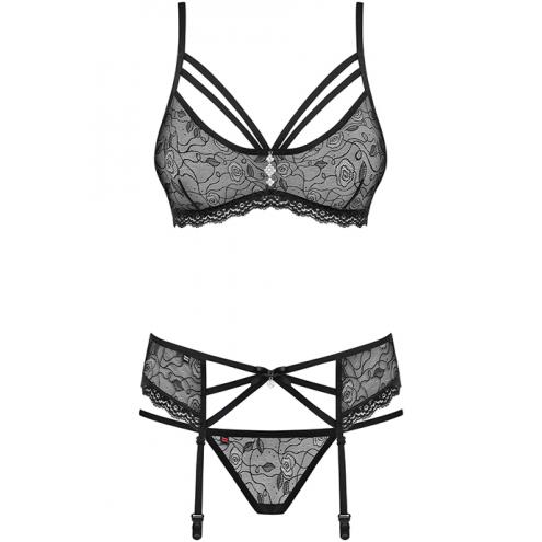 Комплект Obsessive 818-SEG-1 set (Чорний, L/XL)