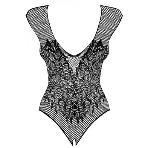 Боді Obsessive B112 (Чорний, S/M/L)