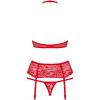 Комплект Obsessive 838-SEG-3 set (Червоний,  L/XL)