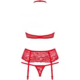Комплект Obsessive 838-SEG-3 set (Червоний,  L/XL) - 4