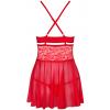 Комплект Obsessive 838-BAB-3 babydoll (Красный, L/XL)