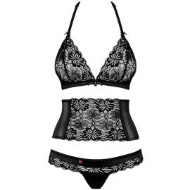 Комплект Obsessive 846-SEG-1 set (Чорний, S/M) - 3