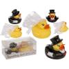 Іграшка качки, наречений і наречена Squeaking ducks, Bride & Groom 6см
