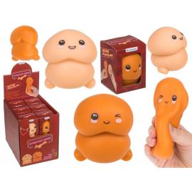 Мягкий пенис игрушка антистресс Gniotek Zabawny Penisek