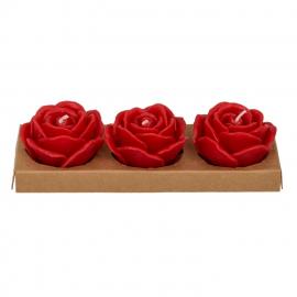 Набір свічок троянда Red colored candle - 2
