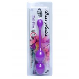 Вагінальні кульки 32mm 80g Purple 10 function USB Boss Series - 3
