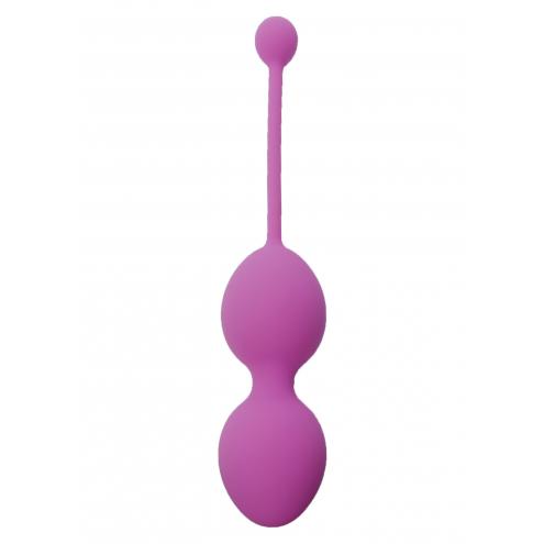 Вагинальные шарики SILICONE KEGEL BALLS PURPLE BOSS SERIES