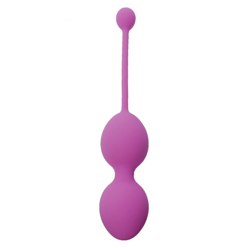 Вагинальные шарики SILICONE KEGEL BALLS PURPLE BOSS SERIES