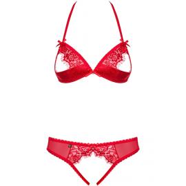 Комплект Obsessive 870-SEC-3 set (Червоний, S/M) - 3