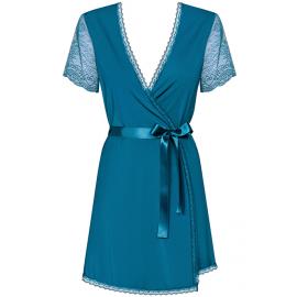 Комплект Obsessive Miamor robe (Бірюза, L/XL) - 3