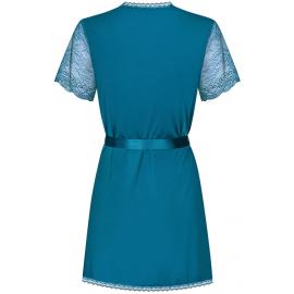 Комплект Obsessive Miamor robe (Бірюза, L/XL) - 4