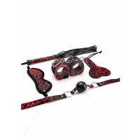 Набір для БДСМ ігор 5 Pieces Leopard Bondage Set