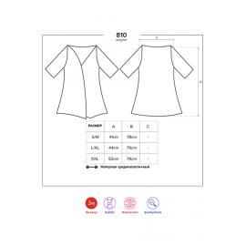 Пеньюар Obsessive 810-PEI-1 peignoir (Чорний, XXL) - 7
