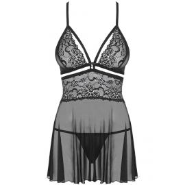 Комплект Obsessive 838-BAB-1 babydoll (Чёрный, XXL) - 2