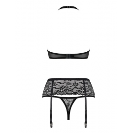 Комплект Obsessive 838-SEG-1 set (Чорний, L/XL) - 6