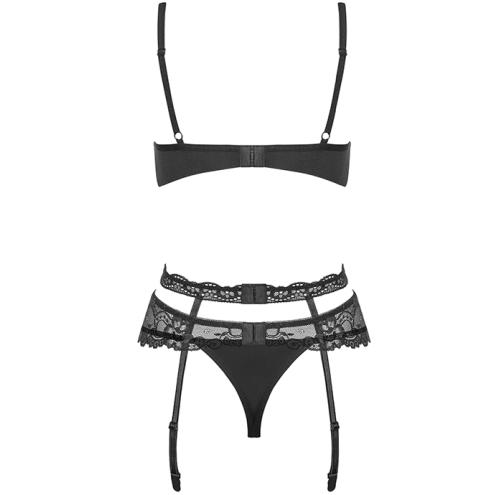 Комплект Obsessive Heartina set (Черный, S/M)