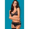 Комплект Obsessive Heartina set (Чорний, L/XL)