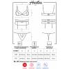 Комплект Obsessive Heartina set (Чорний, L/XL)