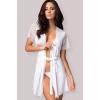 Комплект Obsessive Miamor robe (Білий, L/XL)
