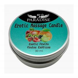 Арома свічка Erotic Massage Candle Sparkling Exotic Fruits 30ml - 2
