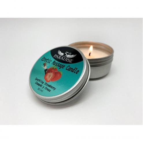 Арома свічка Erotic Massage Candle Sparkling Strawberry 30ml