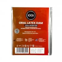 Латексная салфетка для орального секса - EXS Oral Latex Dam Cola Scented
