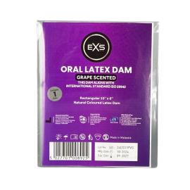 Латексная салфетка для орального секса - EXS Oral Latex Dam Grape Scented