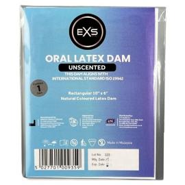 Латексна серветка для орального сексу - EXS Oral Latex Dam Unscented